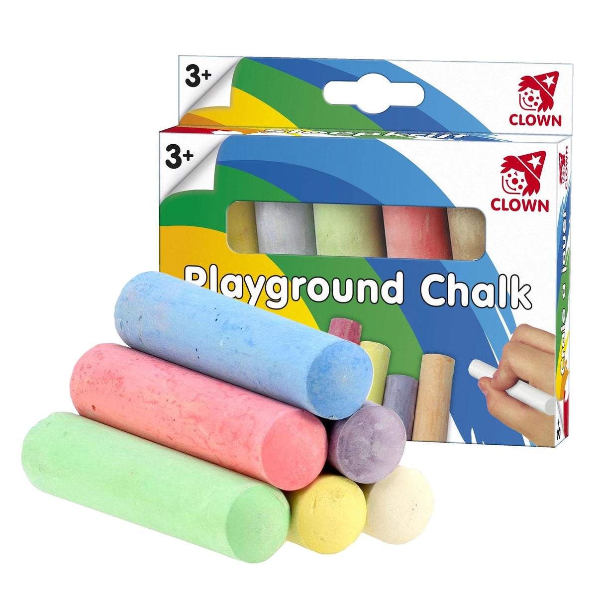 clown-stoepkrijt-6x-stuks-verschillende-kleuren-krijt-kleuren-tekenen-speelgoed-kinderen_10042126-7