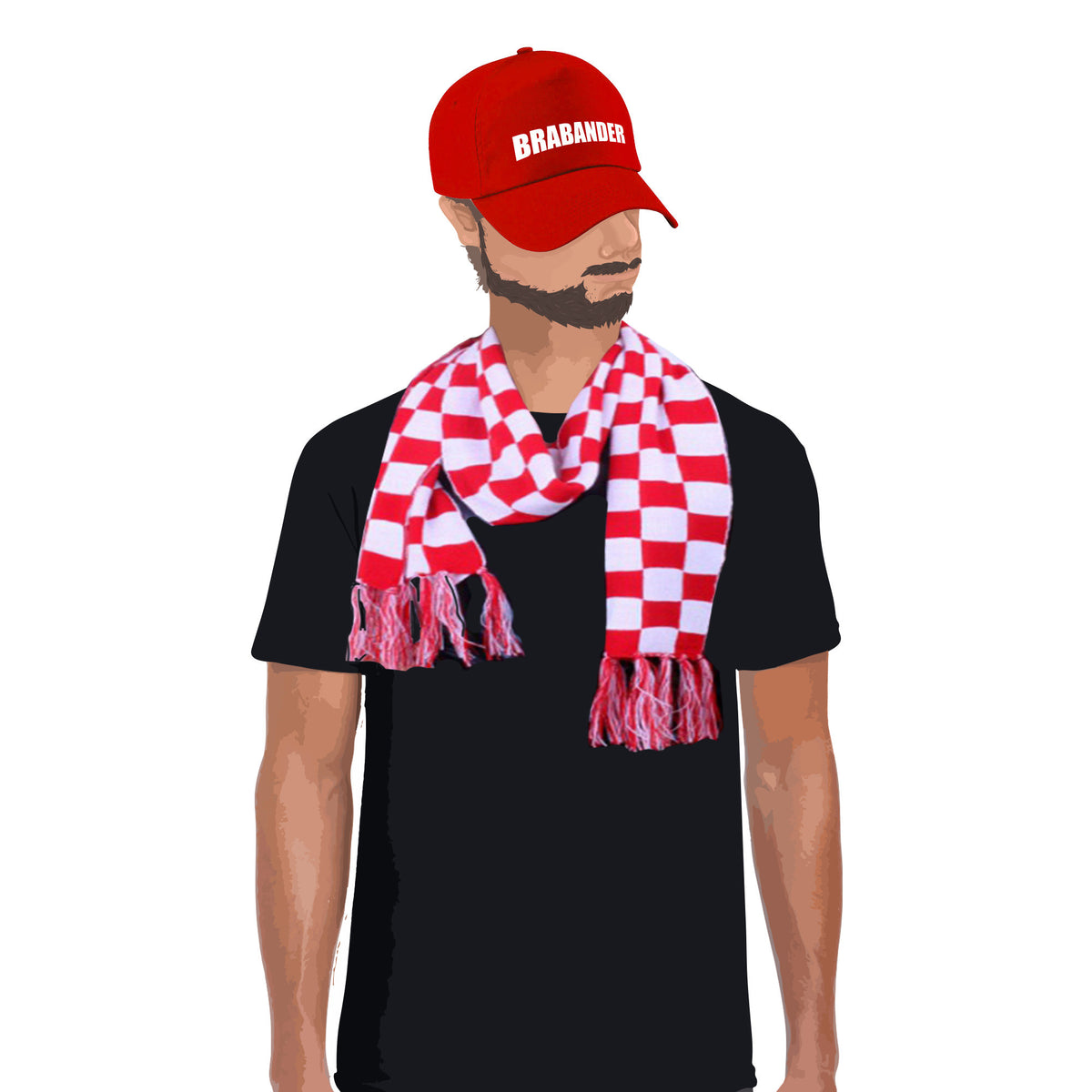 brabant-thema-kleur-carnaval-verkleedset-pet-en-sjaal_10360130