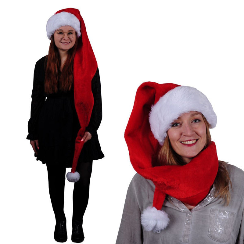 kerstmuts-extra-lang-rood-wit-pluche-153-cm-xl-kerstaccessoires_10320135