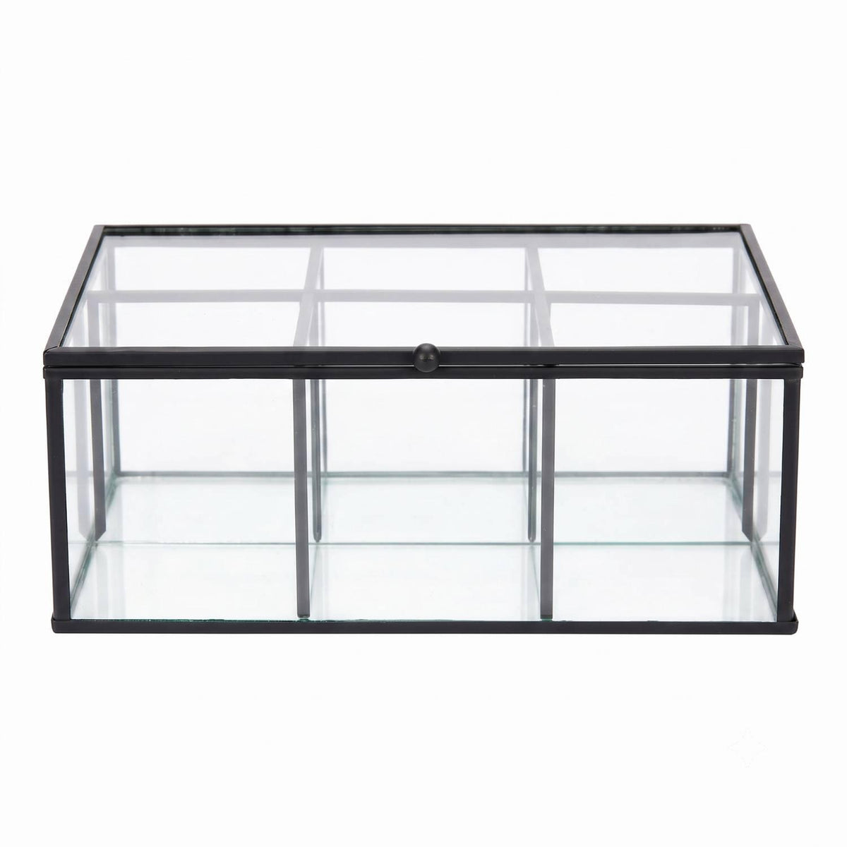 theedoos-zwart-6vaks-metaal--glas-22-x-16-x-9-cm-thee-organizer-theekist_10503144-3