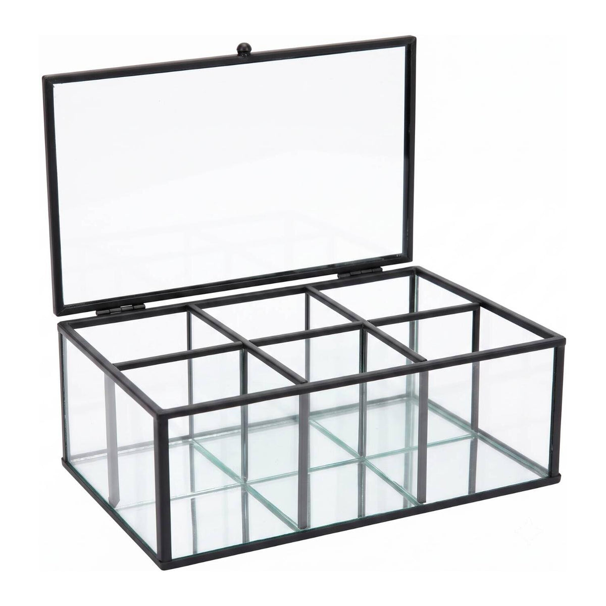 theedoos-zwart-6vaks-metaal--glas-22-x-16-x-9-cm-thee-organizer-theekist_10503144-4