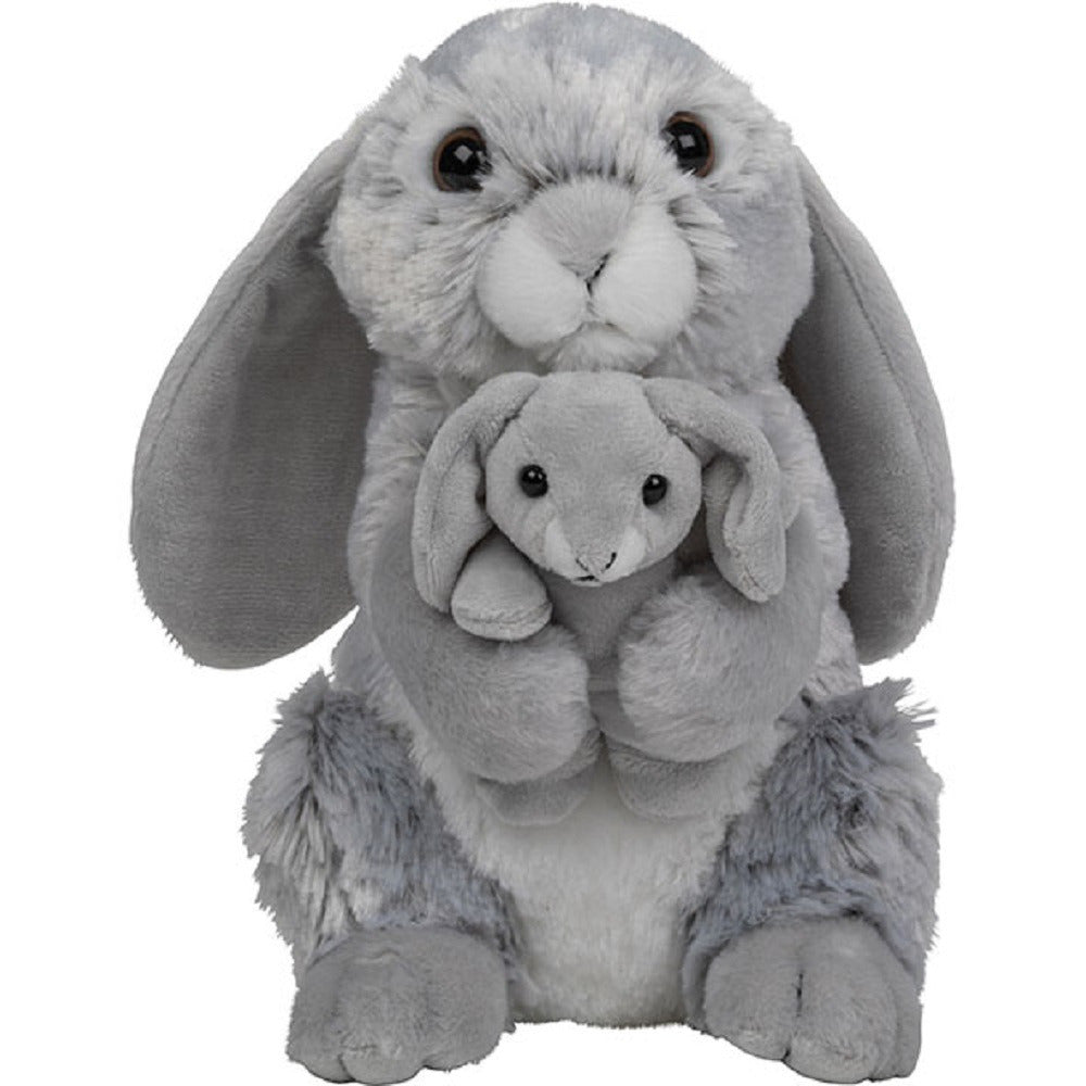 nature-planet-pluche-familie-konijnen-knuffels-22-cm-moeder-en-kind-grijs_10318148