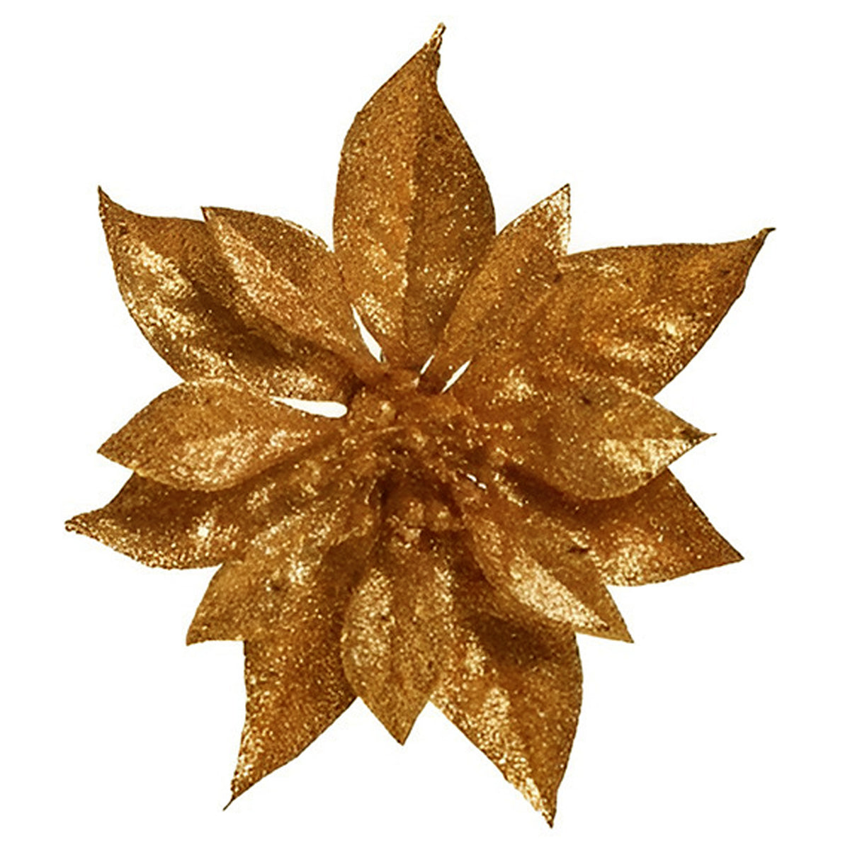 1x-kerstboomversiering-bloem-op-clip-koperen-kerstster-18-cm_10083150-2