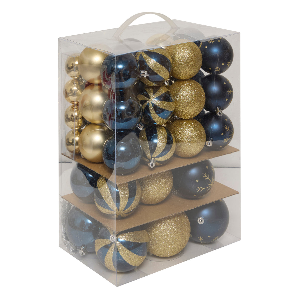 feeric-christmas-kerstballen-60x-st-donkerblauw-met-goud-mix-diverse-maten-kunststof_10490176