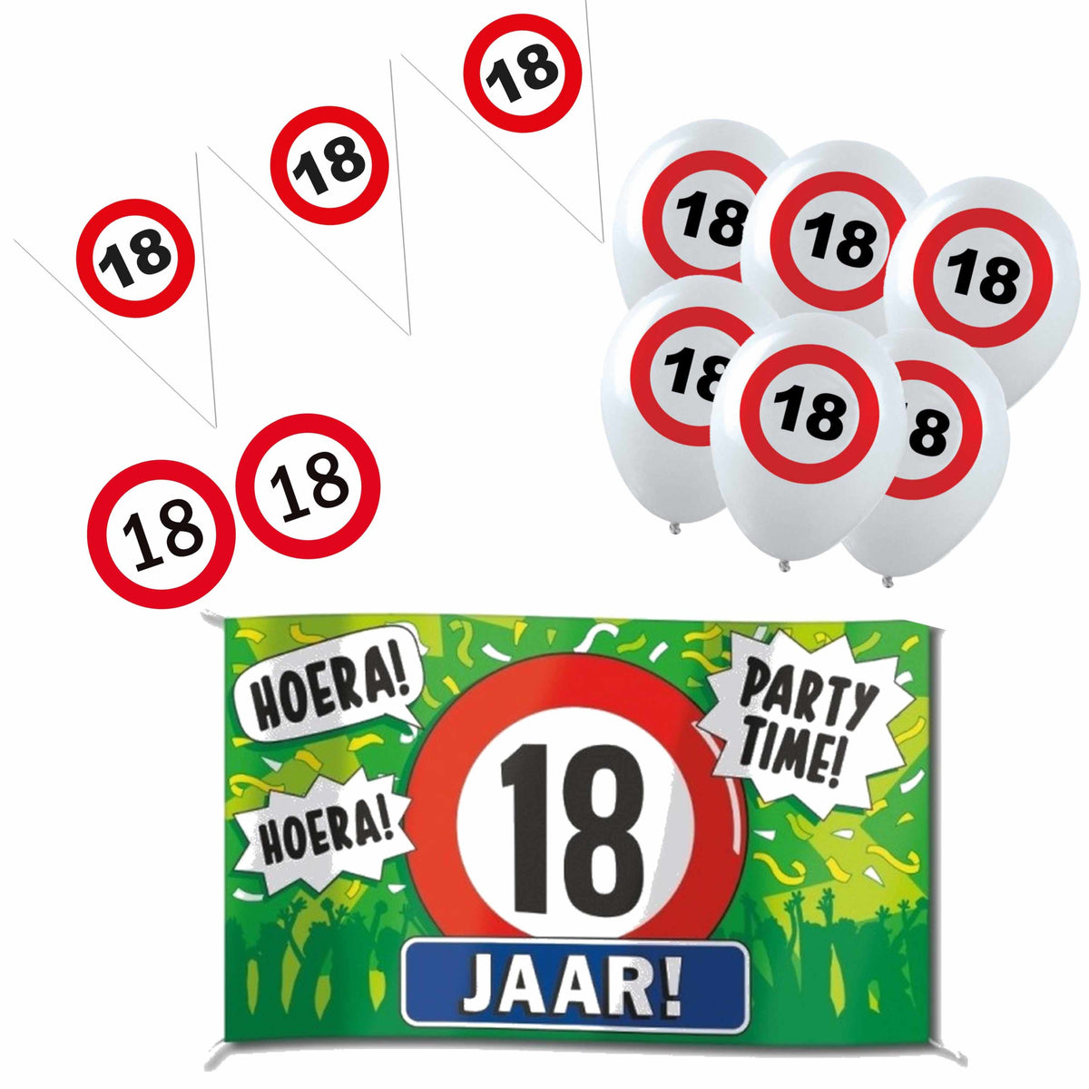 feestartikelen-18-jaar-verjaardag-versiering-pakket-verkeersborden_10282186