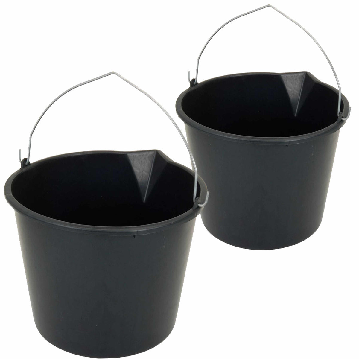 stevige-zwarte-huishoud-emmers-set-van-2x-2formaten-met-tuit_10334188