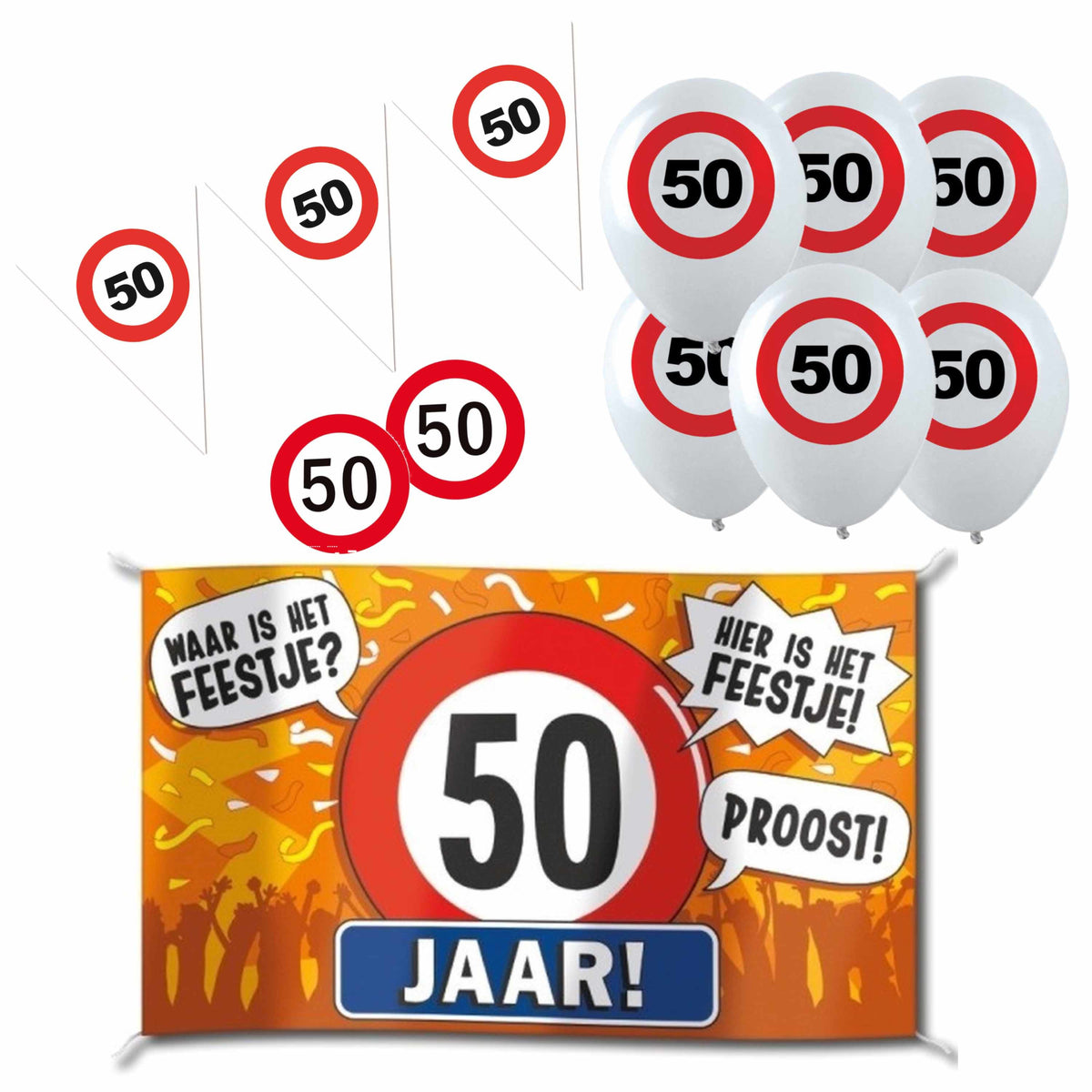 feestartikelen-50-jaar-verjaardag-versiering-pakket-verkeersborden--stopborden-thema_10282191