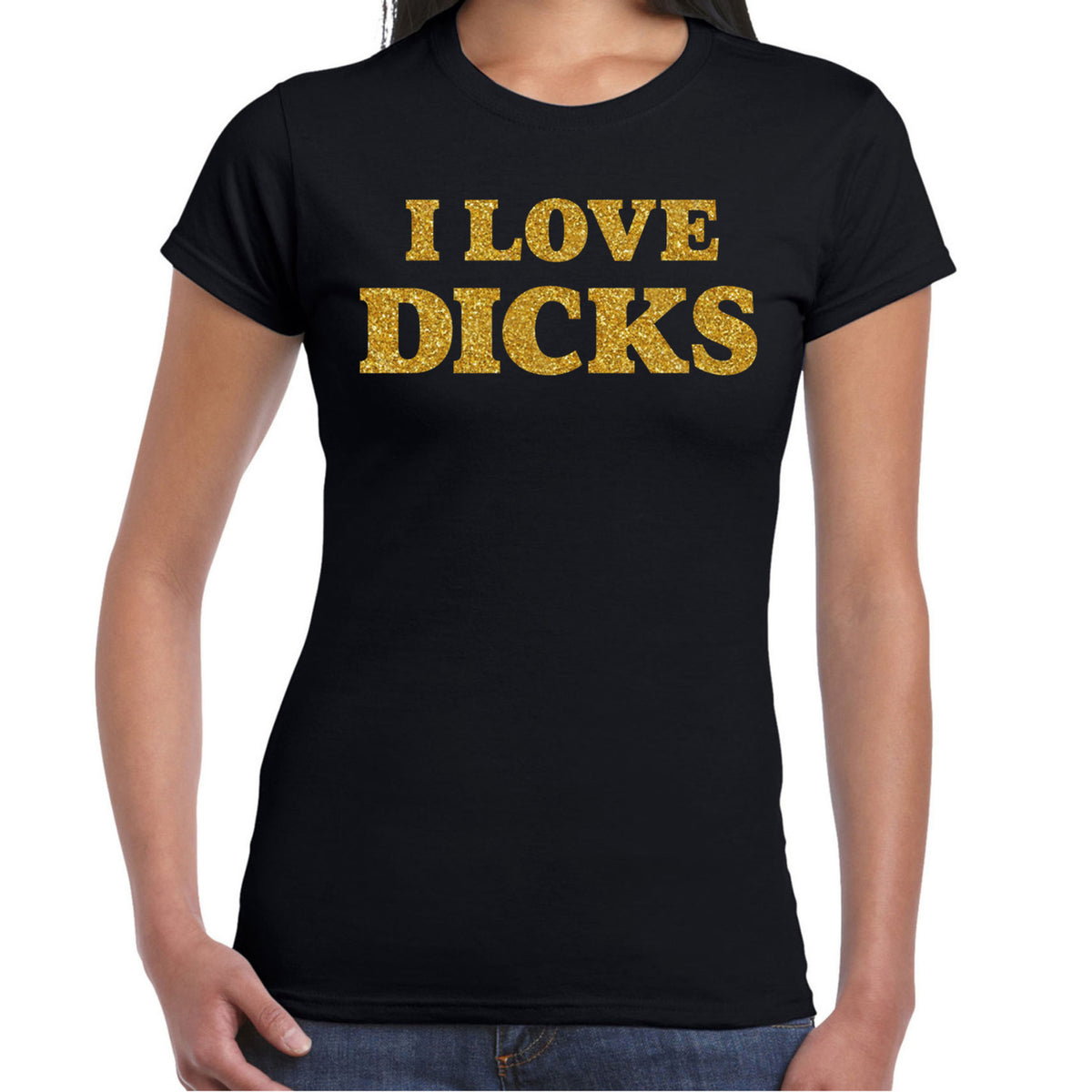foute-party-tshirt-dames-i-love-dicks-zwart-glitter-goud-carnaval-themafeest_10450199