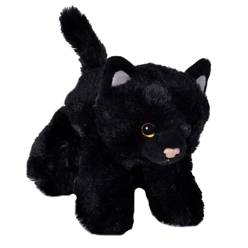 Wild Republic Cat/kitten - plush stuffed animal - black - 18 cm - cats