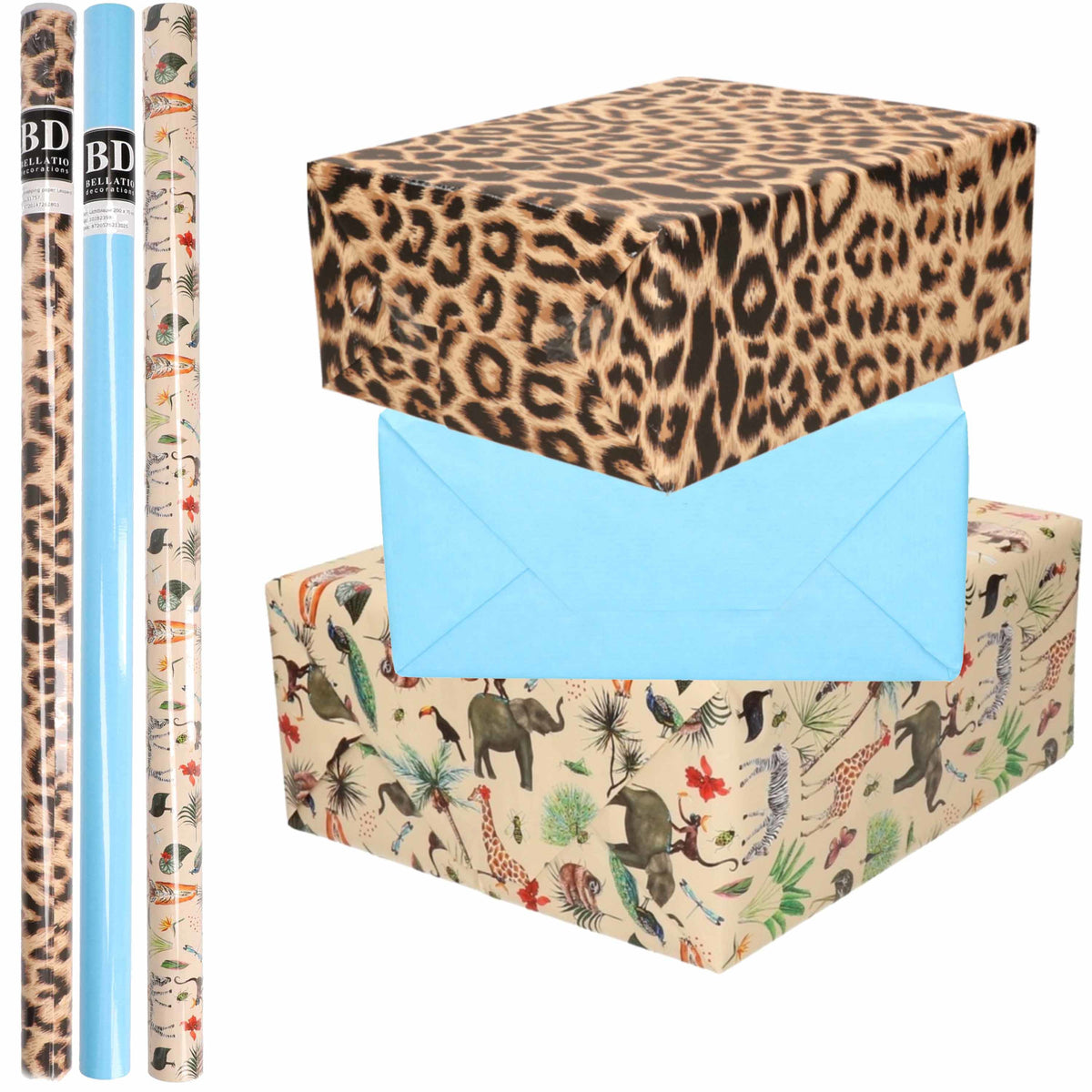6x-rollen-kraft-inpakpapier-jungle-panter-pakket-dieren-luipaard-blauw-200-x-70-cm_10301209-4