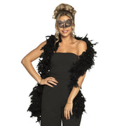 carnaval-gemaskerd-bal-verkleed-set-venetiaans-gezicht-masker-goud-boa-80-gram-in-zwart_10461211