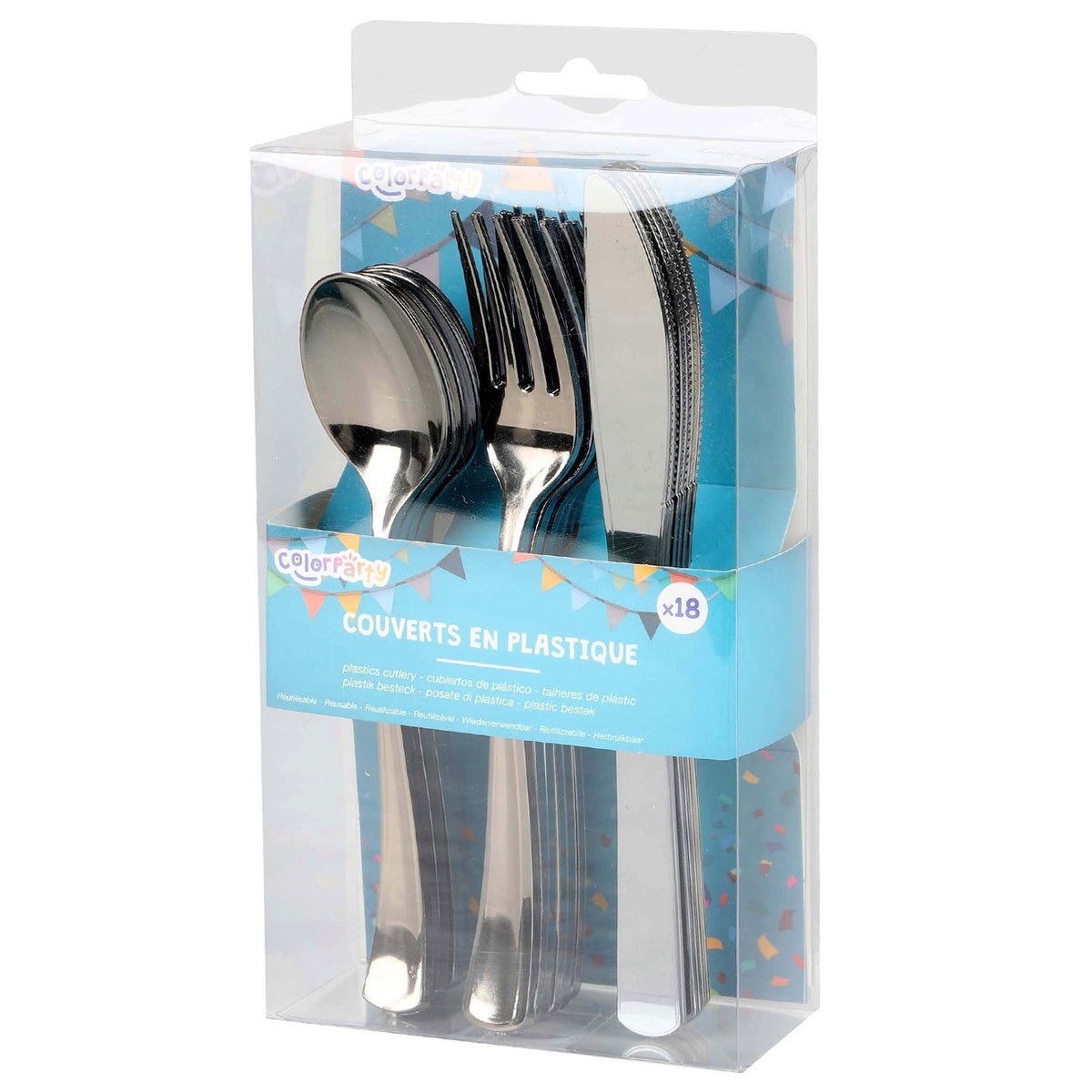 bbq-verjaardag-camping-bestek-18x-stevig-kunststof-17-cm-zilver-herbruikbaar_10441222-2