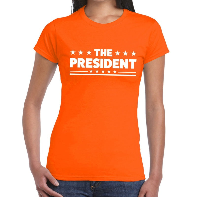 the-president-tekst-tshirt-oranje-dames_10142228
