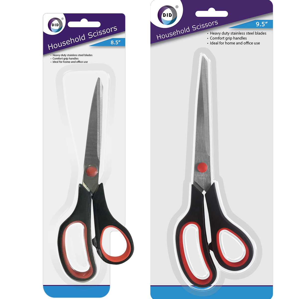 huishoud-keuken-scharen-set-2x-stuks-metaal-kunststof-21-en-24-cm_10342233