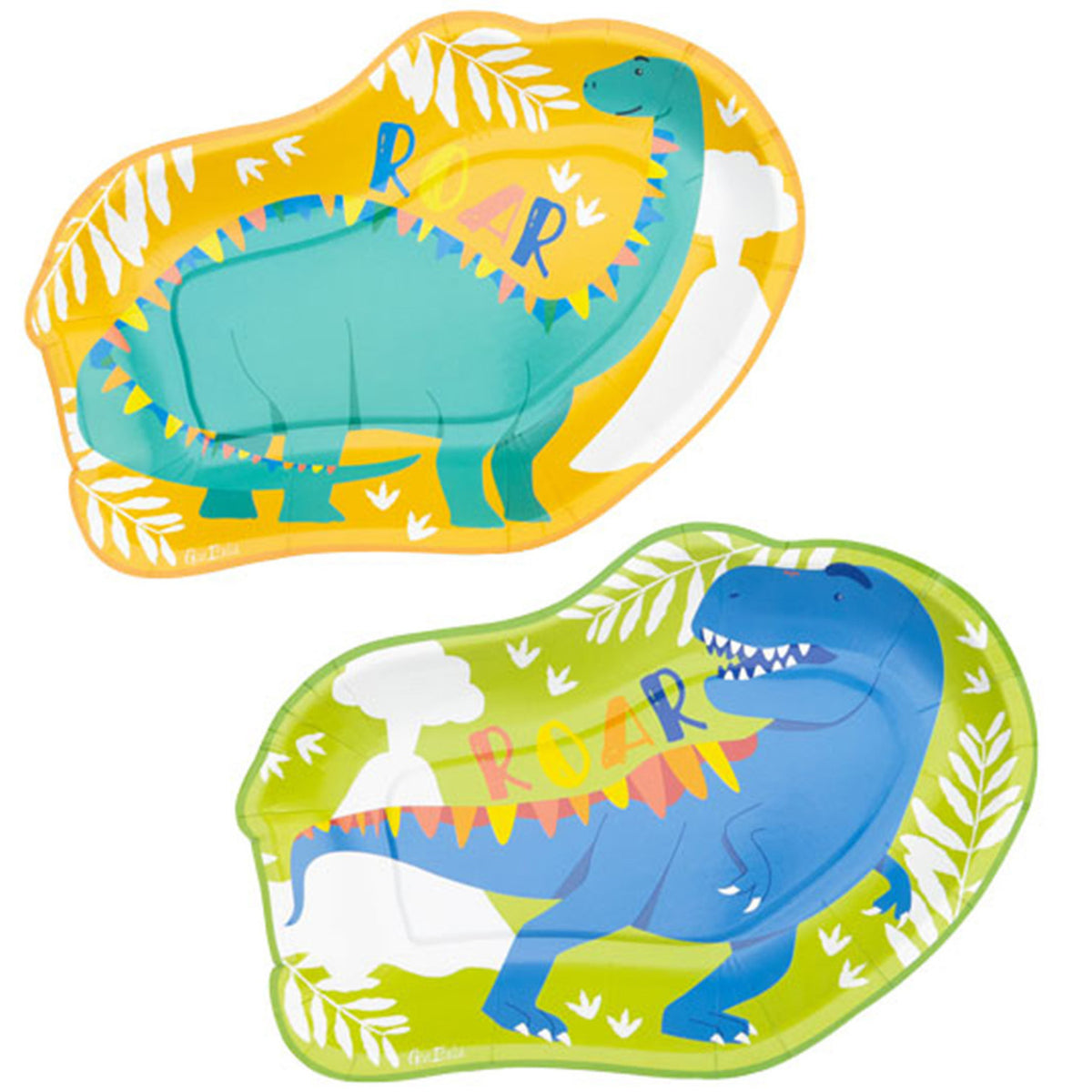 feestbordjes-kinderbordjes-8x-dinosaurus-kinderfeestje-verjaardag-rond-karton-26x19-cm_10440244