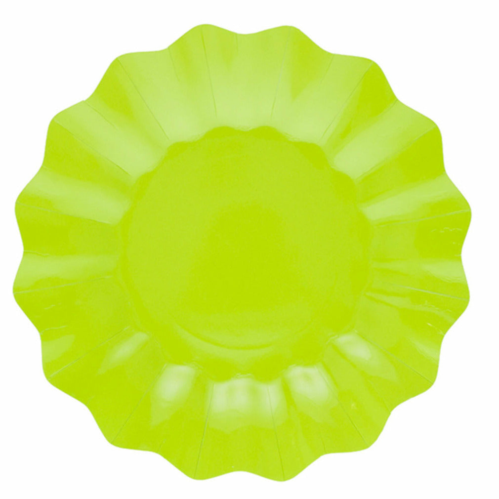feestbordjes-met-schulprand-8x-lime-groen--rond-karton-27-cm_10436247