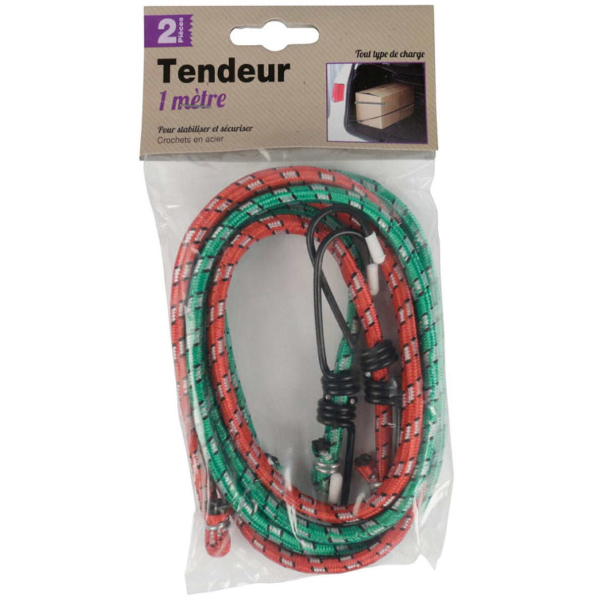 cogex-bagagespin-2x-groen--rood-2-haken-1-mtr-elastiek-bagagebinder-bindelastiek_10501250-4