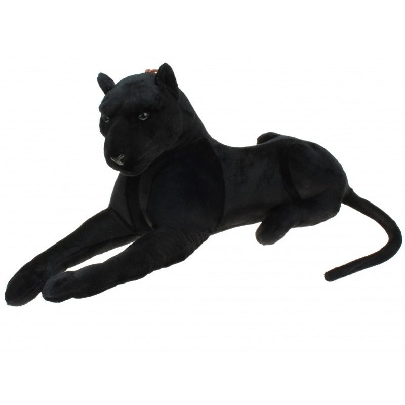 Panther cuddly toy - plush - lying - leopard - plush - 70 cm