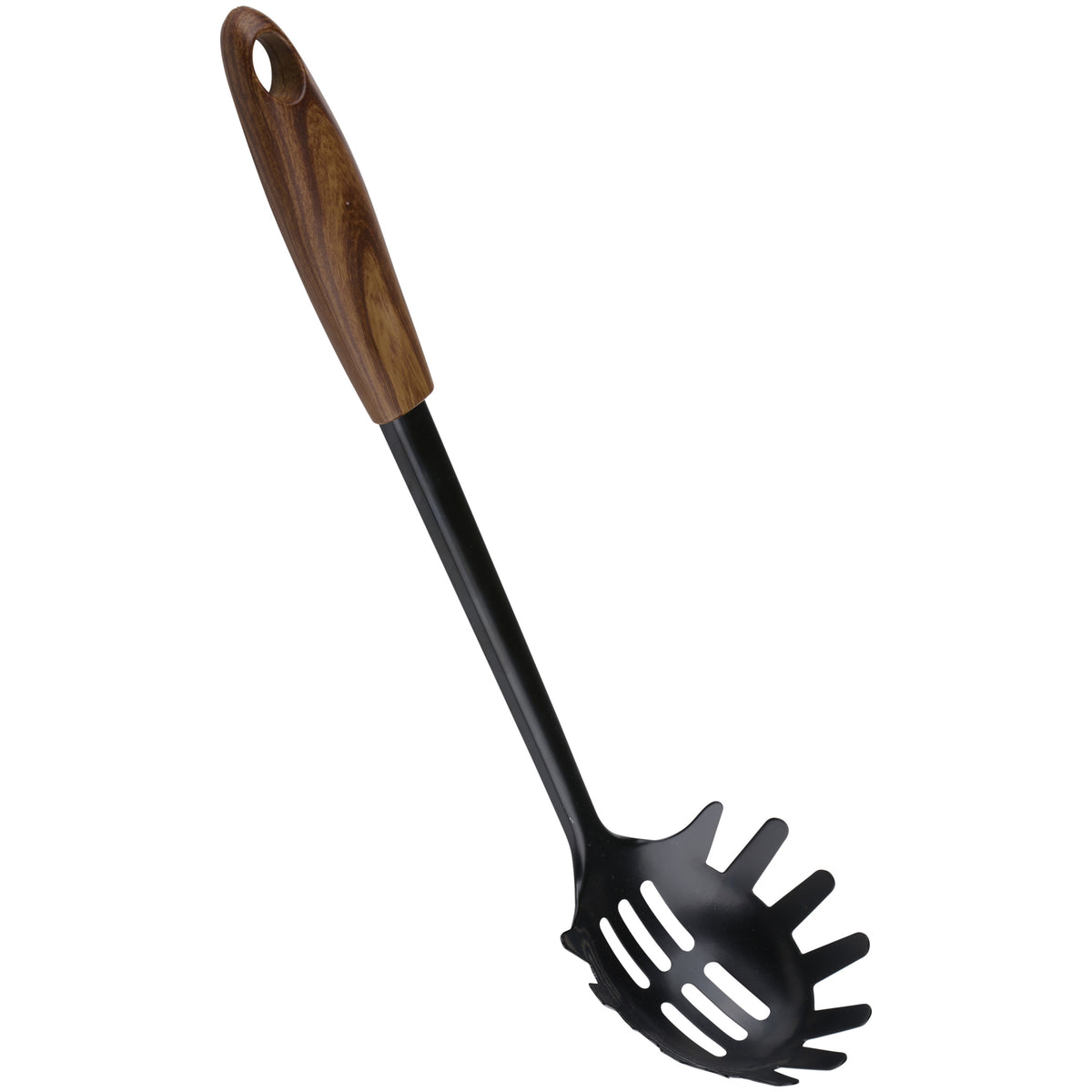 alpina-keukengerei-opscheplepel-spaghetti-zwart-kunststof-en-metaal-31-x-7-cm-pasta_10464253-1