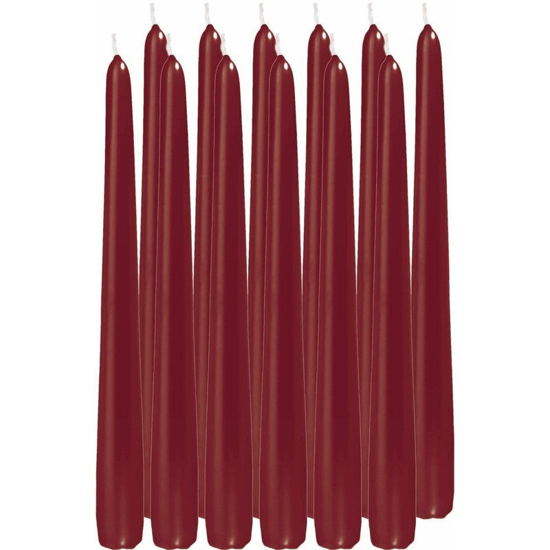 enlightening-candles-dinerkaarsen-12x-stuks-donkerrood-8-branduren-25-cm-kandelaar-kaarsen_10188253