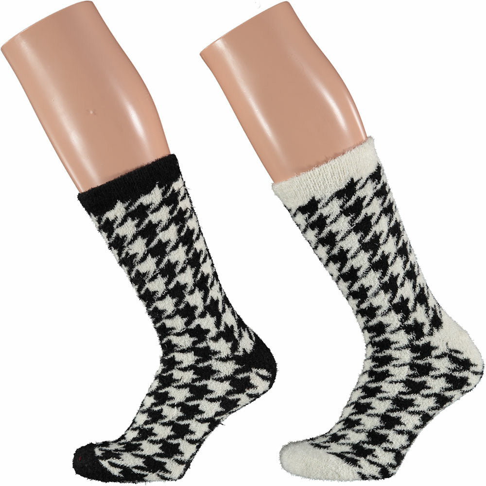 2pak-dames-bedsokken-huissokken-zwart-wit-maat-3641_10364253