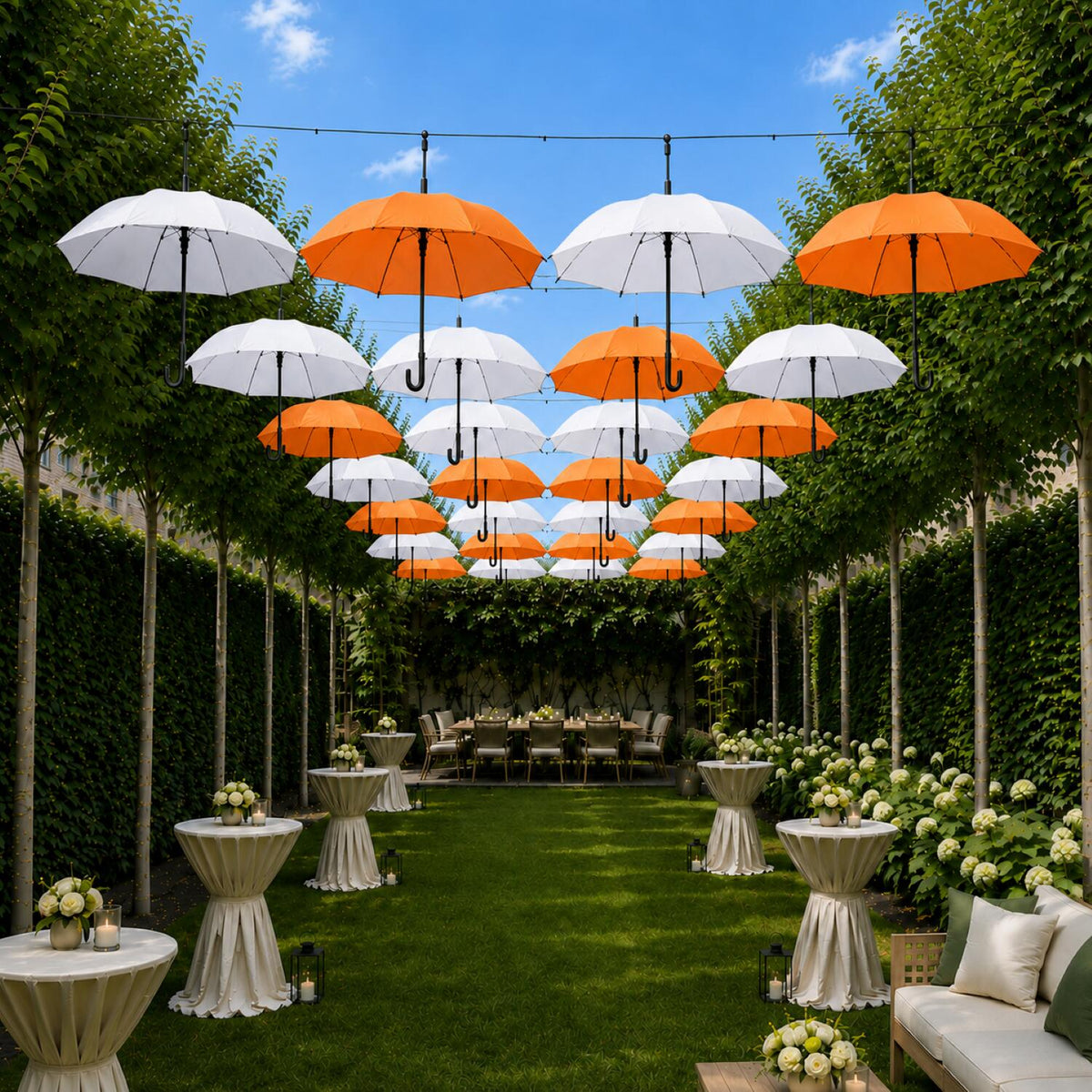 paraplu-tuin-versiering-set-8x-stuks-wit-oranje-dia-130-cm-p-st-kleurenpallet-sfeer-makers_10502256-1