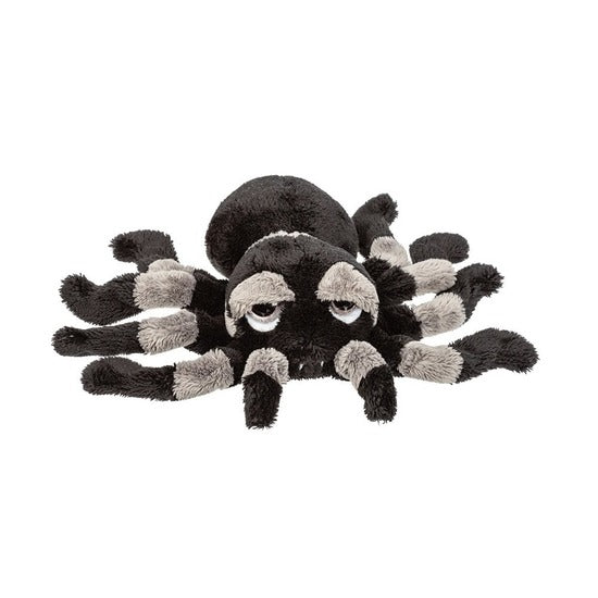 pluche-vogelspin-knuffel-13-cm-zwart-grijs-spinnen-insecten-knuffels_10143268