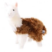 Stuffed Animal - Plush - Llama - 28 cm - Cuddly Toy - Brown and White