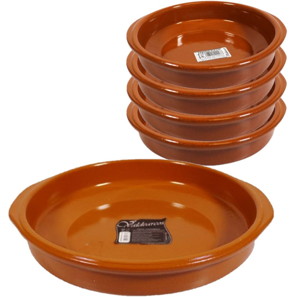 set-van-5x-stuks-tapas-borden-ovenschalen-alicante-met-handvatten-34-en-18-cm_10287272