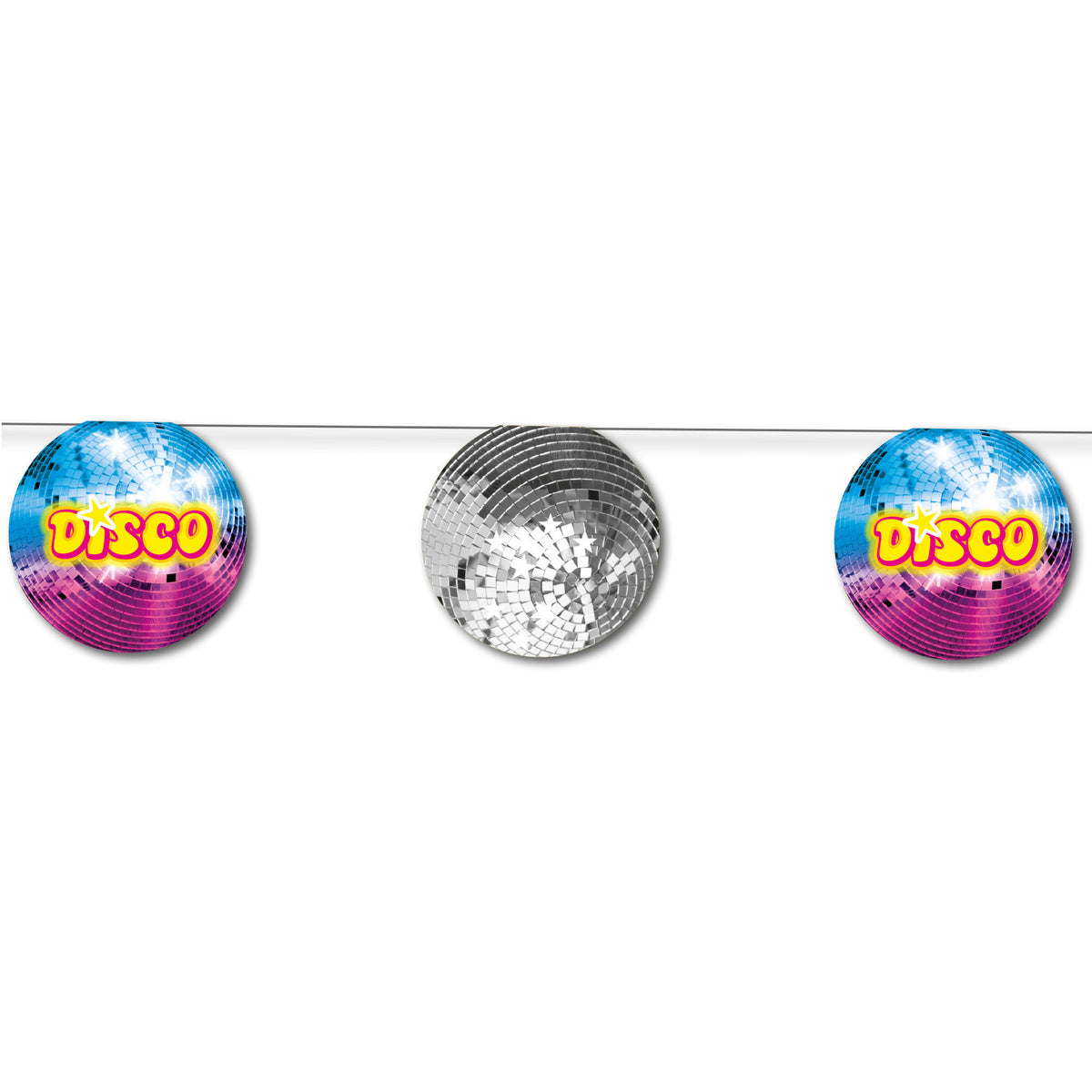 disco-jaren-80-thema-vlaggenlijn-feestslinger-discobal-karton-350-cm_10413292