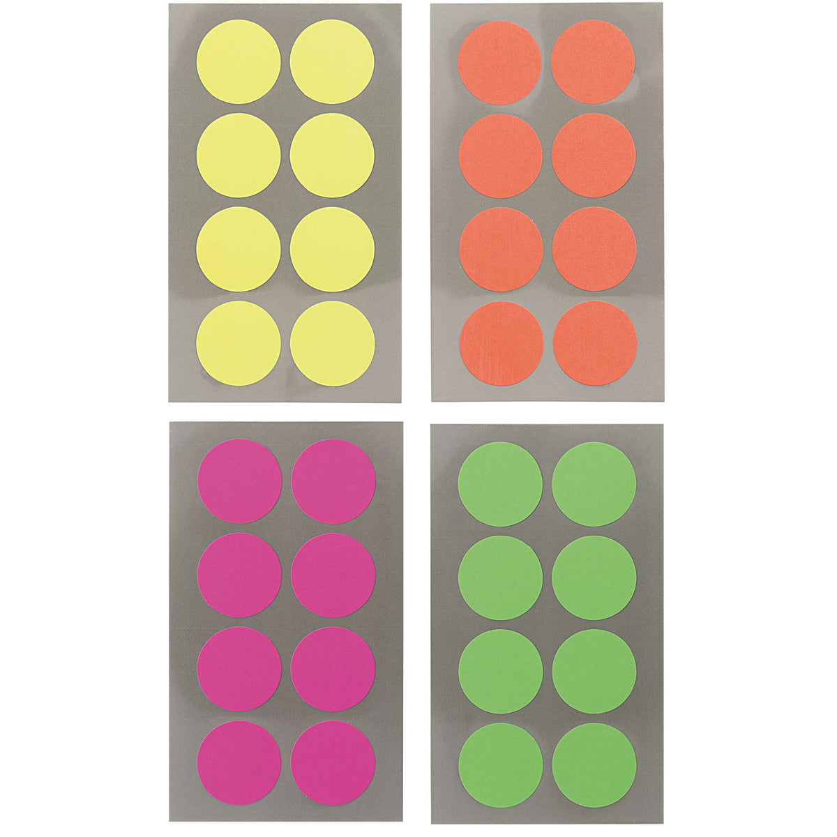 hobby-stickers-128x-stuks-d25-mm-kleurenmix-ronde-stickers-kantoor-stickers-etiketten_10446292