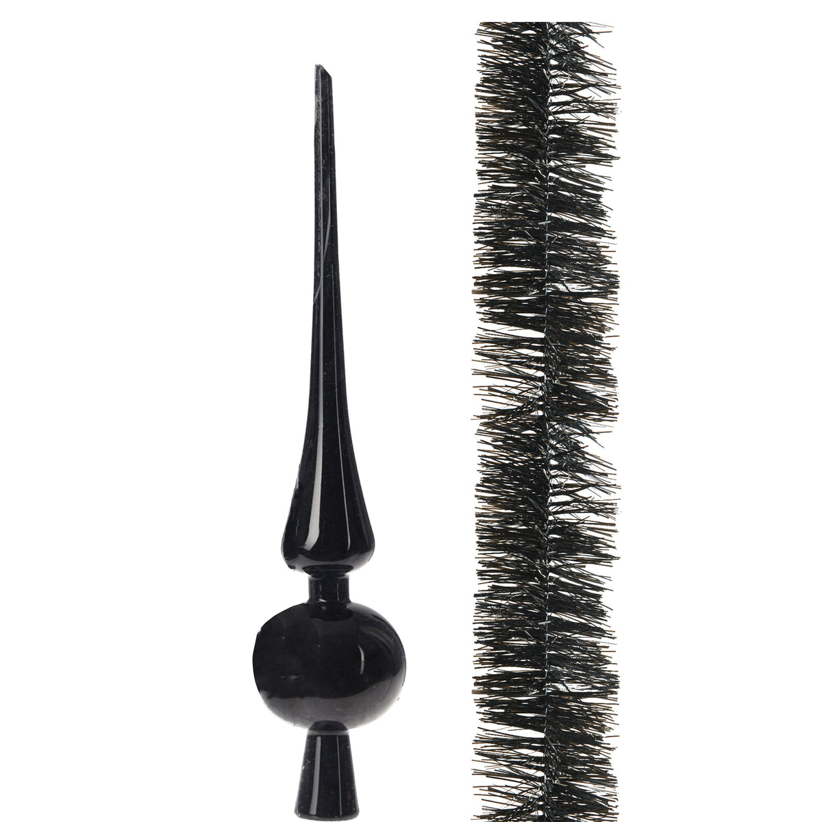 kerstversiering-set-kunststof-piek-en-2x-folieslingers-zwart-270-cm_10367295