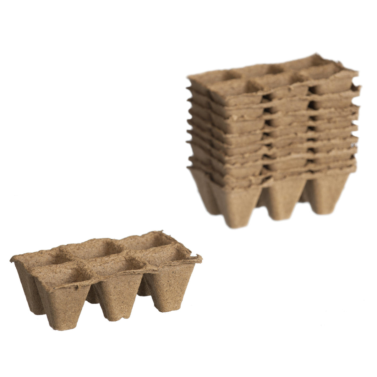 10x-stuks-houtvezel-kweekpotjes-stekpotjes-trays-met-6-vakjes-5-x-5-cm_10271297