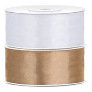 bellatio-decorations-2x-rollen-satijn-sierlint-25-cm-x-25-meter-goud-en-wit_10359304