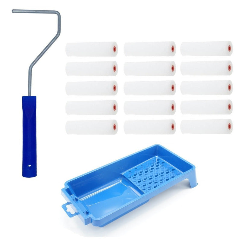 15x-verfrollers-fijn-incl-rollerbeugel-en-verfbakje-10-cm_10199310