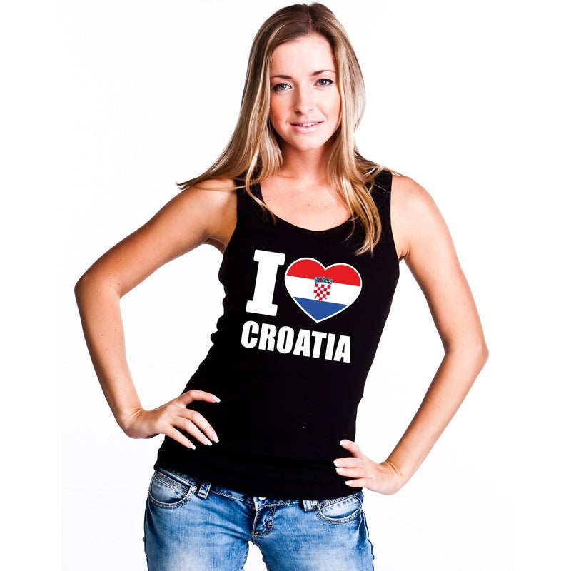 zwart-i-love-kroatie-fan-singlet-shirt-tanktop-dames_10116314