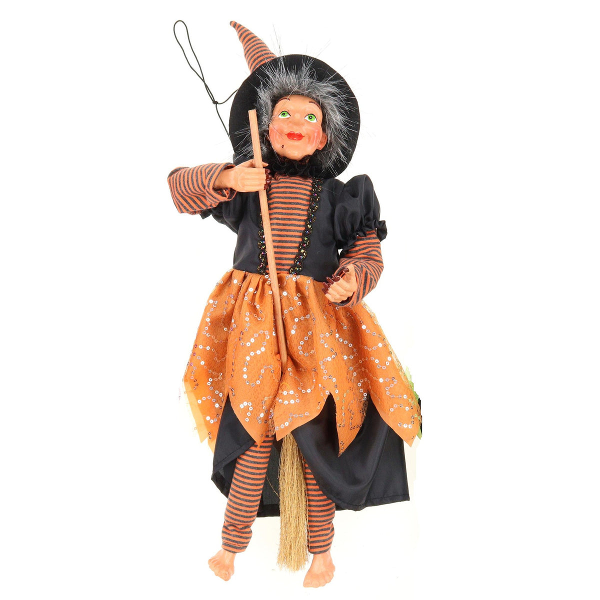 halloween-decoratie-heksen-pop-vliegend-op-bezem-40-cm-zwart-oranje_10402314
