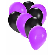 30x-ballonnen-paars-en-zwart_10060316-1