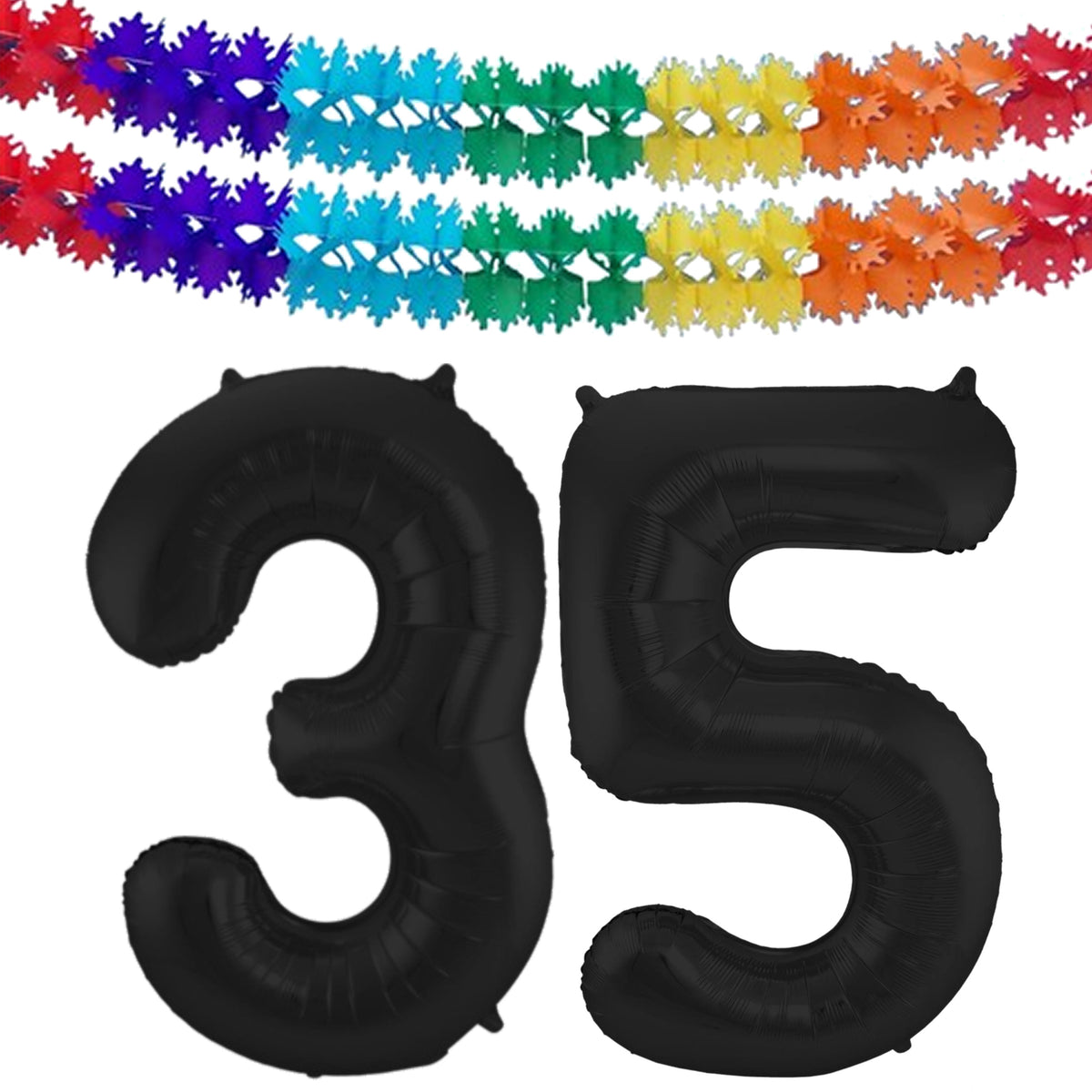 leeftijd-folie-ballonnen-leeftijd-cijfer-35-zwart-86-cm-en-2x-feestslingers-gekleurd_10376316