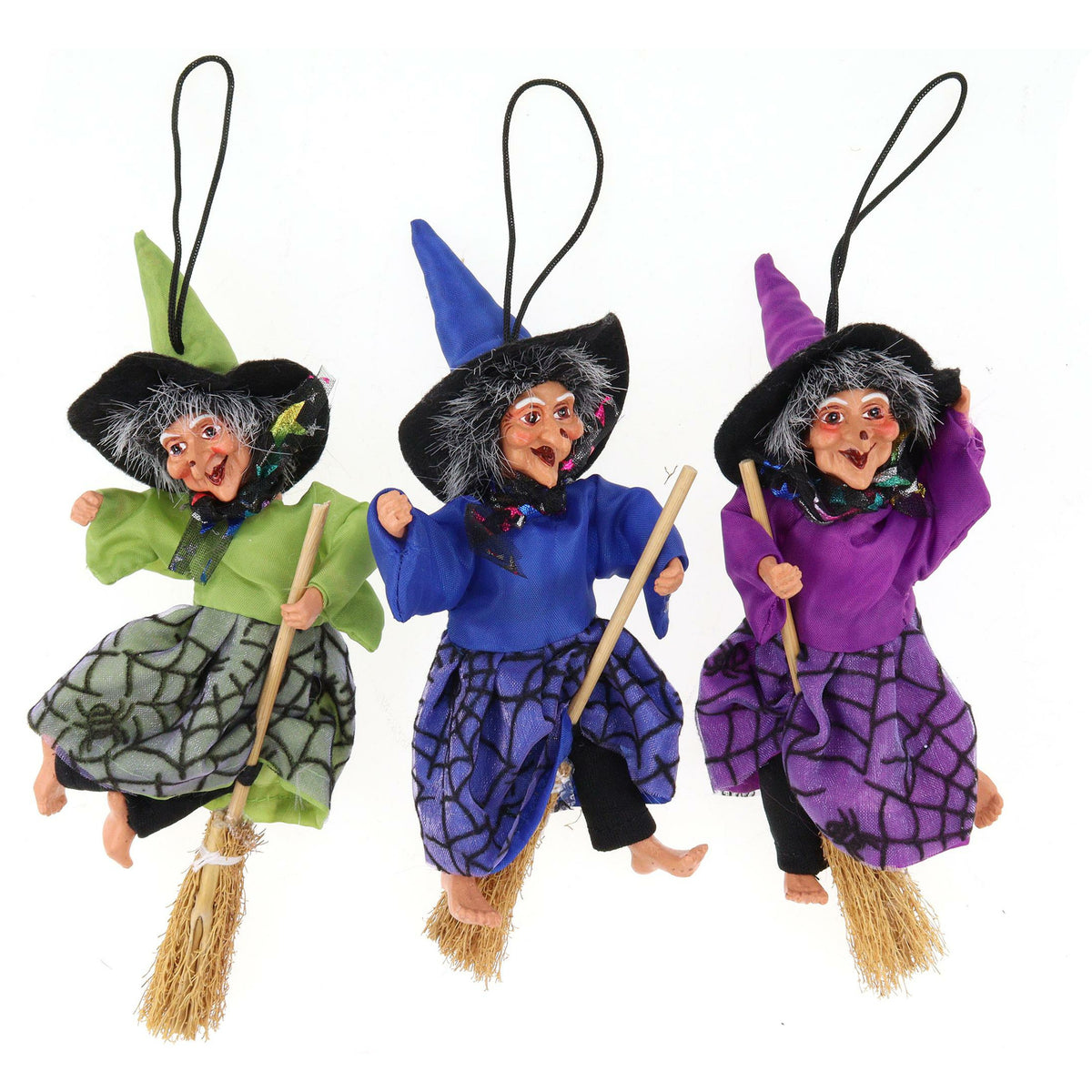 halloween-decoratie-heksen-pop-vliegend-op-bezem-10-cm-zwart-paars_10402317
