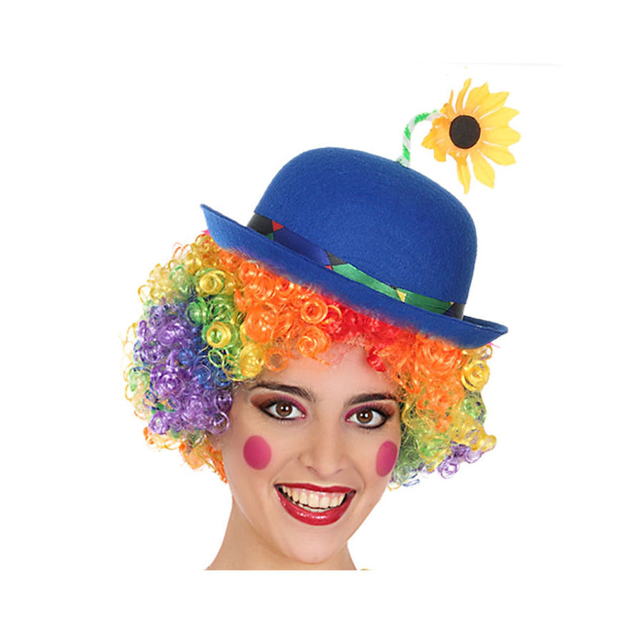 verkleed-bolhoed-clownshoedje-voor-volwassenen-blauw-met-bloem_10326318-1
