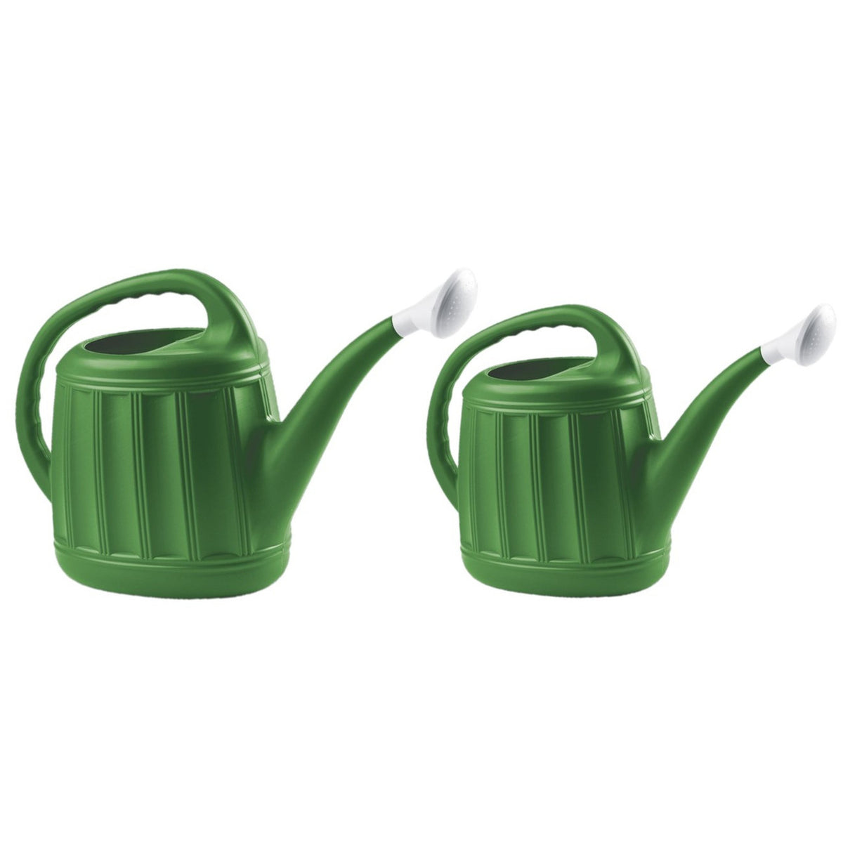 2x-stuks-kunststof-tuin-gieters-5-en-7-liter-donkergroen_10284321