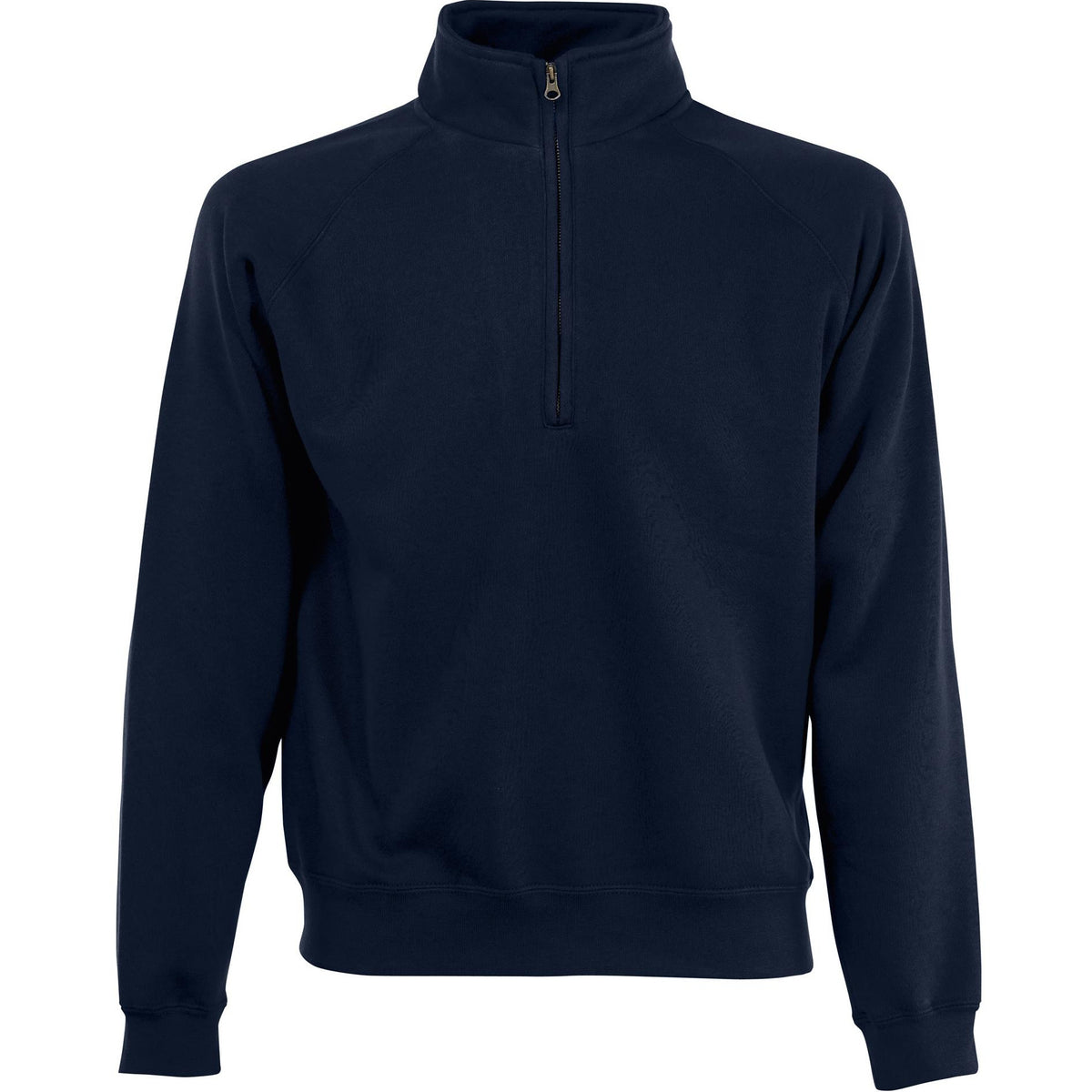 fruit-of-the-loom-sweater-voor-heren-met-halsrits-donkerblauw-katoen-polyester_10220323
