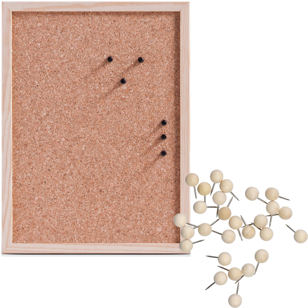prikbord-incl-25x-punaises-30-x-40-cm-hout-kurk_10385324