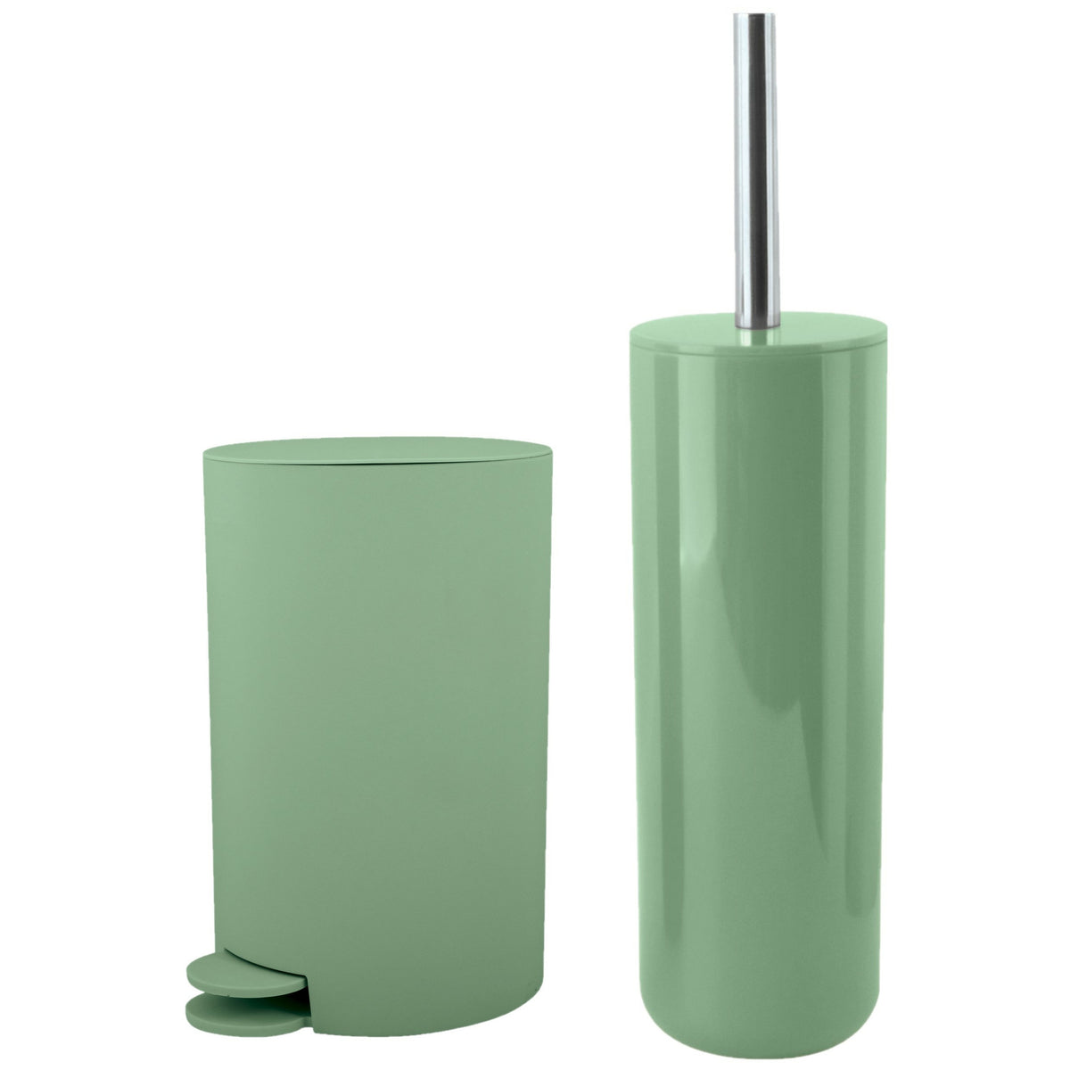 toiletborstel-in-houder-pedaalemmer-set-moods-kunststof-groen_10397325-1