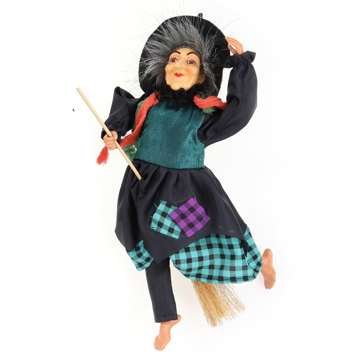 halloween-decoratie-heksen-pop-vliegend-op-bezem-30-cm-zwart-emerald_10402327