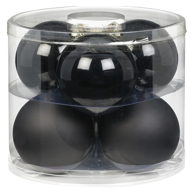 grote-kerstballen-6x-st-zwart-10-cm-glas-glans-mat_10343335-2