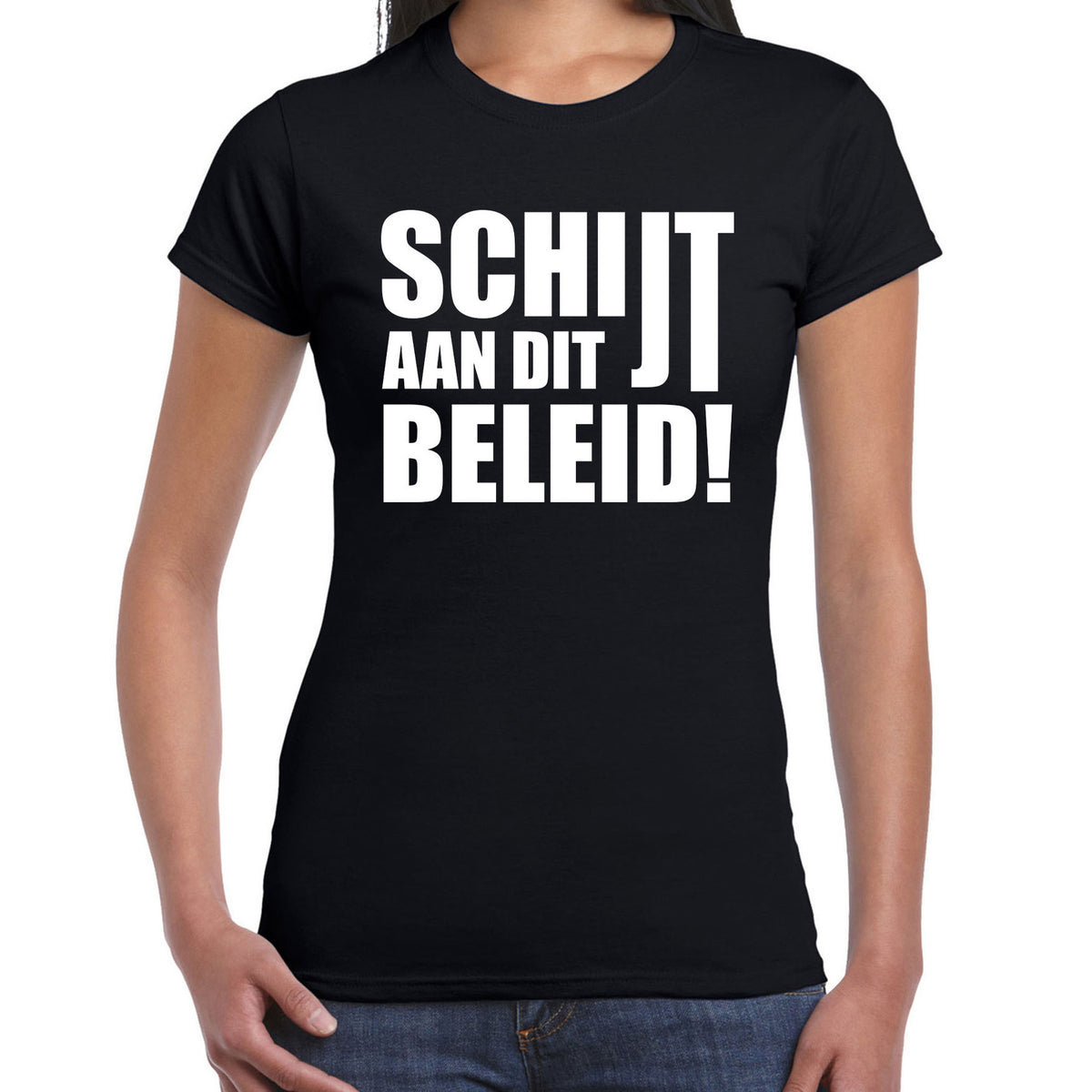 protest-shirt-schijt-aan-dit-beleid-tshirt-zwart-dames_10358347