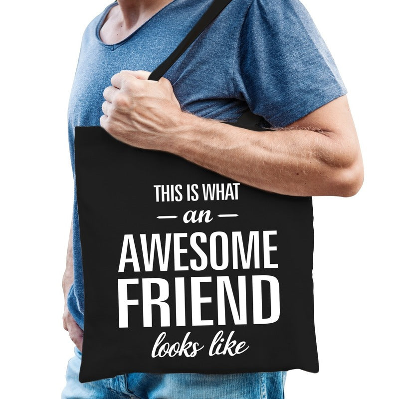 katoenen-cadeau-tasje-awesome-friend-zwart_10154352-1