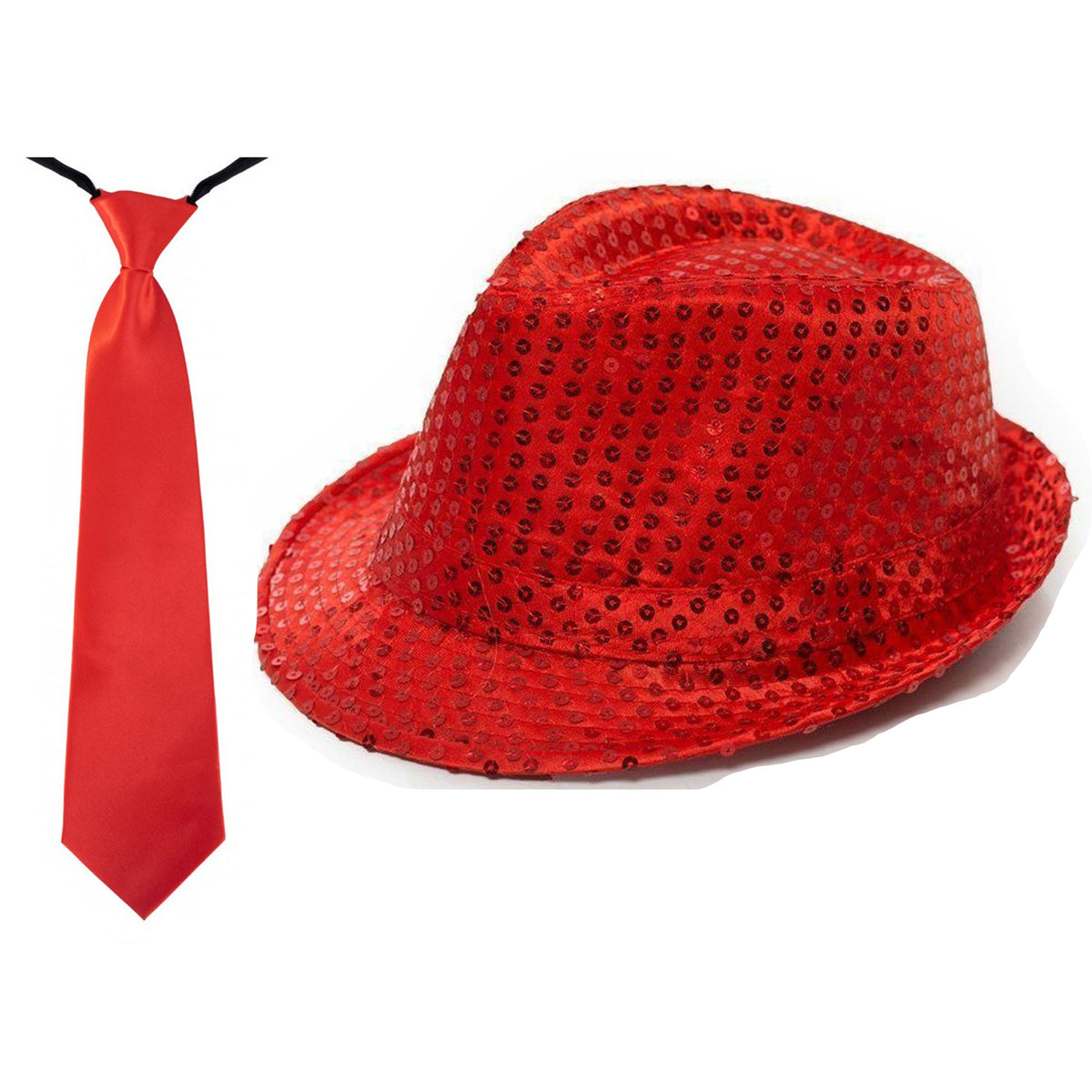 glitter-and-glamour-verkleedkleding-set-glitter-hoedje--stropdas-rood-voor-volwassenen_10373353
